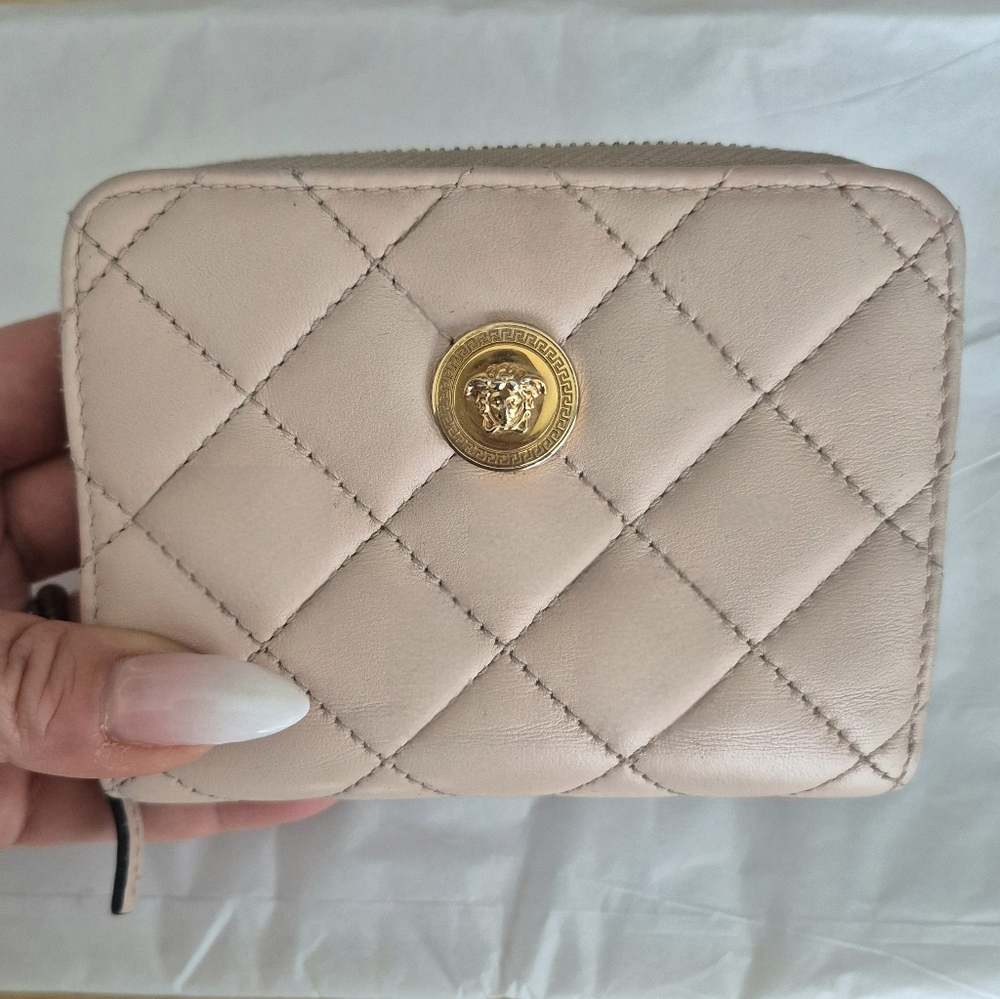 Versace Quilted Leather Medusa Wallet - Picture 6 of 15